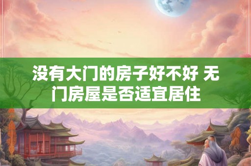 没有大门的房子好不好 无门房屋是否适宜居住