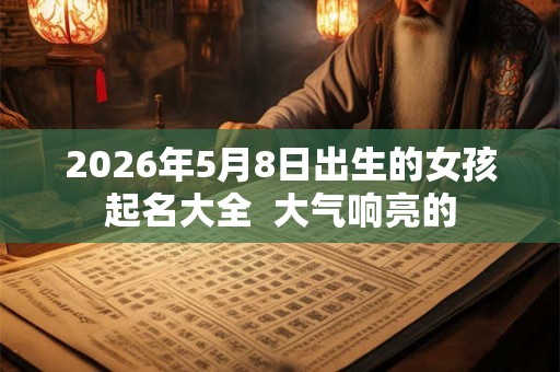 2026年5月8日出生的女孩起名大全  大气响亮的