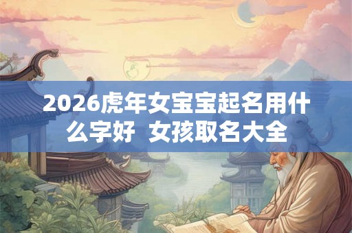 2026虎年女宝宝起名用什么字好  女孩取名大全