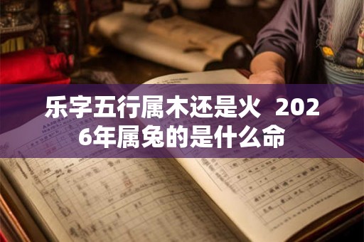 乐字五行属木还是火  2026年属兔的是什么命