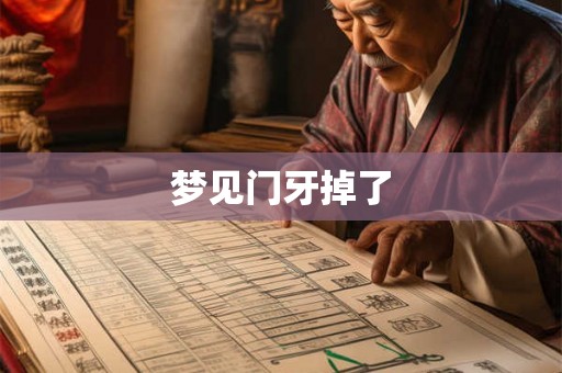 梦见门牙掉了 梦见门牙掉了