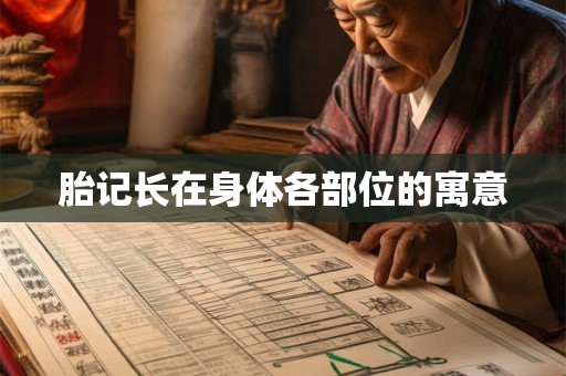 胎记长在身体各部位的寓意 胎记长在身体各部位的寓意
