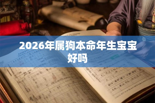 2026年属狗本命年生宝宝好吗
