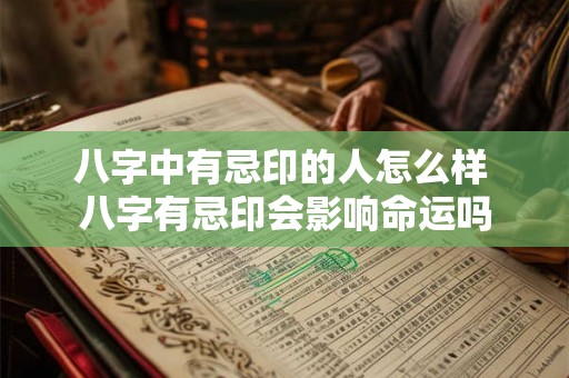 八字中有忌印的人怎么样 八字有忌印会影响命运吗