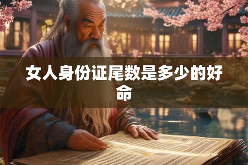 女人身份证尾数是多少的好命
