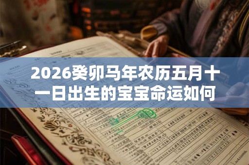 2026癸卯马年农历五月十一日出生的宝宝命运如何
