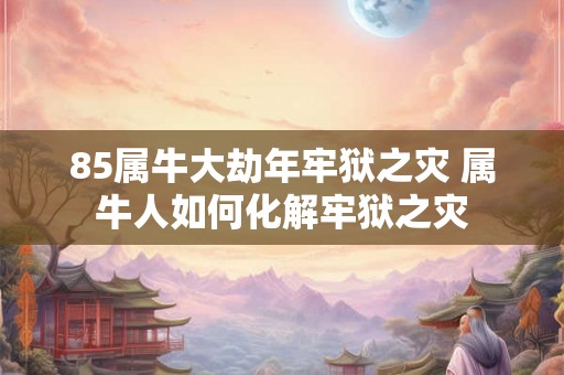 85属牛大劫年牢狱之灾 属牛人如何化解牢狱之灾