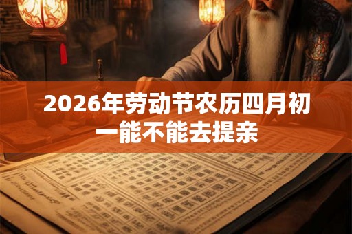 2026年劳动节农历四月初一能不能去提亲 2026年劳动节农历四月初一能不能去提亲