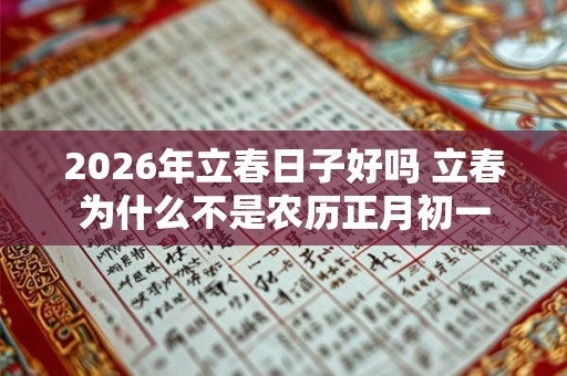 2026年立春日子好吗 立春为什么不是农历正月初一