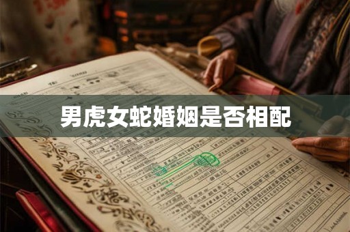 男虎女蛇婚姻是否相配