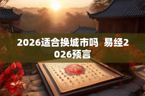 2026适合换城市吗  易经2026预言
