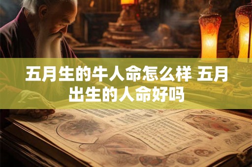 五月生的牛人命怎么样 五月出生的人命好吗