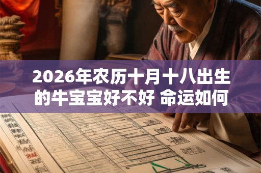 2026年农历十月十八出生的牛宝宝好不好 命运如何