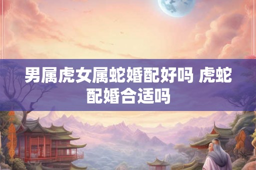 男属虎女属蛇婚配好吗 虎蛇配婚合适吗