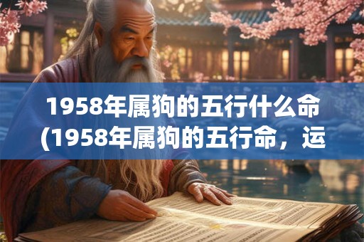 1958年属狗的五行什么命(1958年属狗的五行命,运势如何?) 1958年属狗的五行什么命(1958年属狗的五行命,运势如何?)