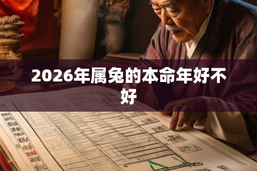 2026年属兔的本命年好不好