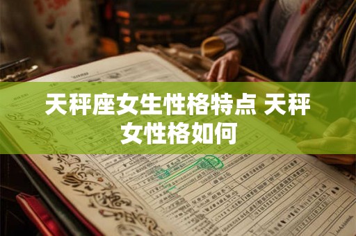 天秤座女生性格特点 天秤女性格如何 天秤座女生性格特点 天秤女性格如何