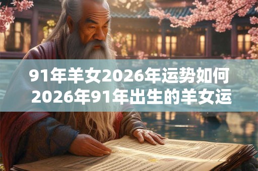 91年羊女2026年运势如何 2026年91年出生的羊女运势如何