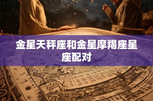 金星天秤座和金星摩羯座星座配对