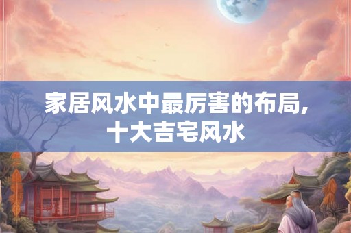 家居风水中最厉害的布局,十大吉宅风水 家居风水中最厉害的布局,十大吉宅风水