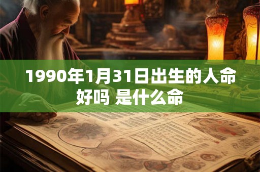 1990年1月31日出生的人命好吗 是什么命