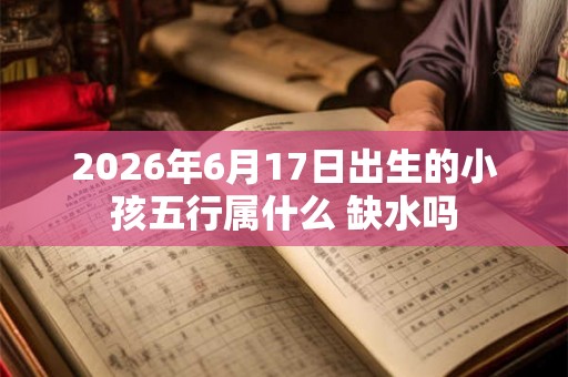2026年6月17日出生的小孩五行属什么 缺水吗