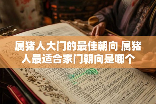 属猪人大门的最佳朝向 属猪人最适合家门朝向是哪个