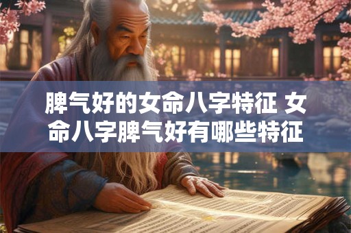 脾气好的女命八字特征 女命八字脾气好有哪些特征