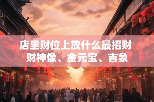 店里财位上放什么最招财 财神像、金元宝、吉象