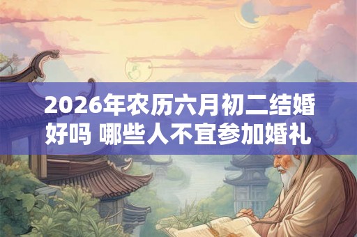 2026年农历六月初二结婚好吗 哪些人不宜参加婚礼 2026年农历六月初二结婚好吗 哪些人不宜参加婚礼