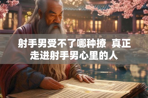射手男受不了哪种撩  真正走进射手男心里的人