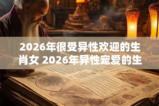 2026年很受异性欢迎的生肖女 2026年异性宠爱的生肖女