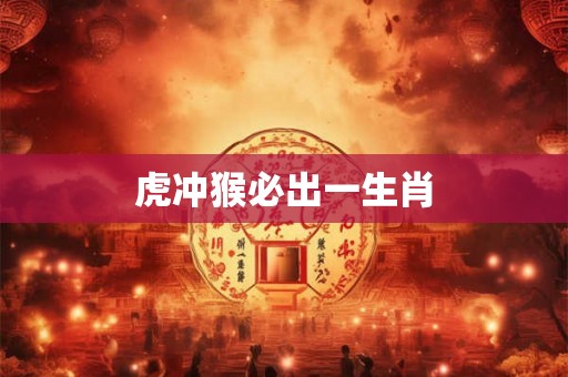 虎冲猴必出一生肖
