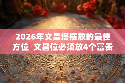 2026年文昌塔摆放的最佳方位  文昌位必须放4个富贵竹吗