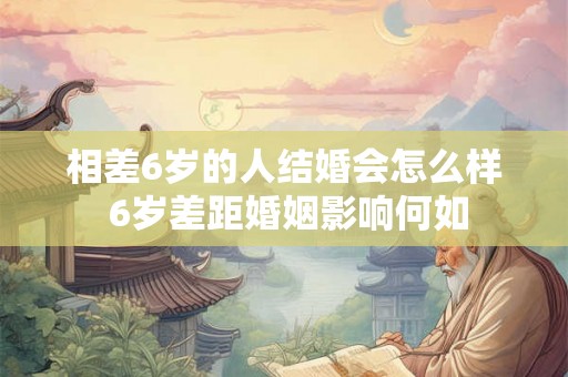 相差6岁的人结婚会怎么样 6岁差距婚姻影响何如 相差6岁的人结婚会怎么样 6岁差距婚姻影响何如