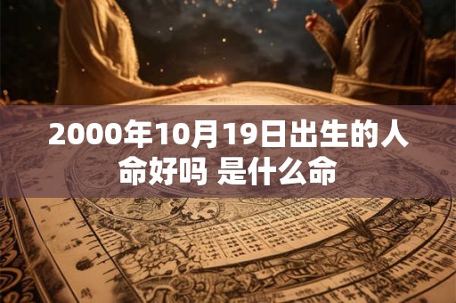 2000年10月19日出生的人命好吗 是什么命 2000年10月19日出生的人命好吗 是什么命