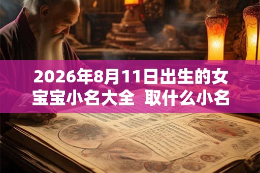 2026年8月11日出生的女宝宝小名大全  取什么小名好