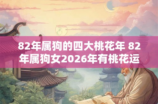 82年属狗的四大桃花年 82年属狗女2026年有桃花运吗 82年属狗的四大桃花年 82年属狗女2026年有桃花运吗
