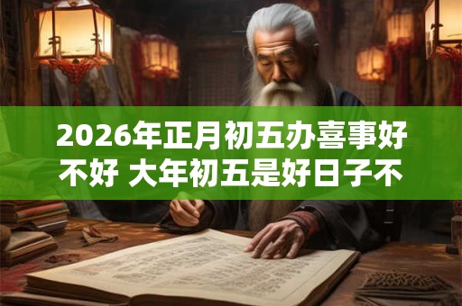 2026年正月初五办喜事好不好 大年初五是好日子不