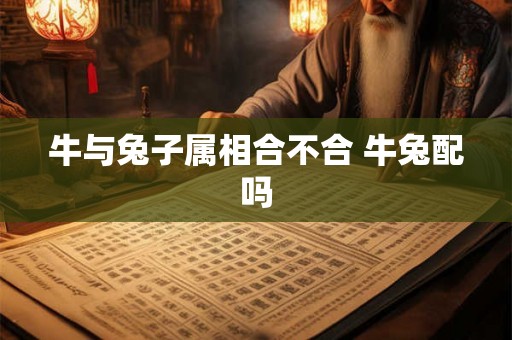 牛与兔子属相合不合 牛兔配吗 牛与兔子属相合不合 牛兔配吗