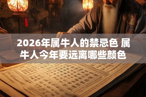 2026年属牛人的禁忌色 属牛人今年要远离哪些颜色