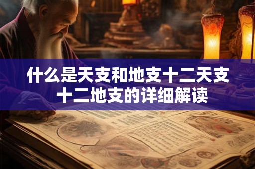 什么是天支和地支十二天支  十二地支的详细解读