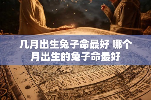 几月出生兔子命最好 哪个月出生的兔子命最好