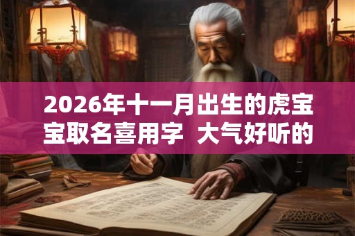 2026年十一月出生的虎宝宝取名喜用字  大气好听的名字
