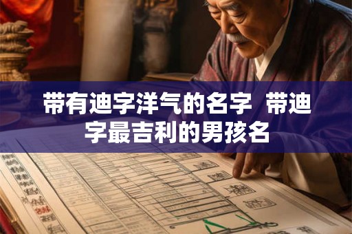 带有迪字洋气的名字 带迪字最吉利的男孩名 带有迪字洋气的名字 带迪字最吉利的男孩名