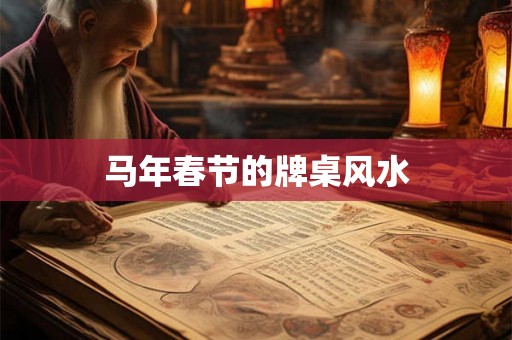 马年春节的牌桌风水