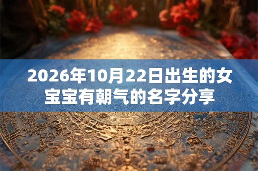 2026年10月22日出生的女宝宝有朝气的名字分享