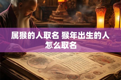 属猴的人取名 猴年出生的人怎么取名 属猴的人取名 猴年出生的人怎么取名