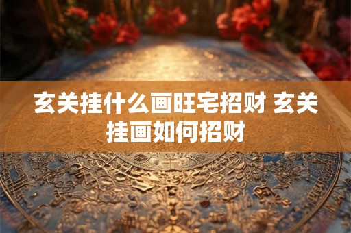 玄关挂什么画旺宅招财 玄关挂画如何招财