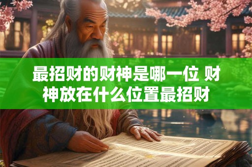最招财的财神是哪一位 财神放在什么位置最招财 最招财的财神是哪一位 财神放在什么位置最招财